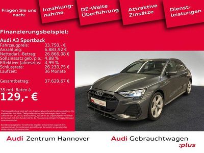 Gebraucht Audi A3 S-Line 150 PS (110 kW) 2024 Daytonagrau perleffekt Limousine