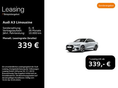 gebraucht Audi A3 Limousine advanced 30 TFSI S tronic