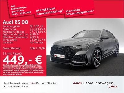 Gebraucht Audi RS Q8 Sport 600 PS (441 kW) 2022 Daytonagrau perleffekt SUV