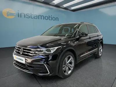Brugt VW Tiguan R-line 190 HK (139 kW) 2022 Sort SUV