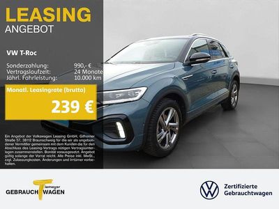 Blau Gebraucht 2025 VW T-Roc R-line SUV | 29.730 € (Guter Preis)