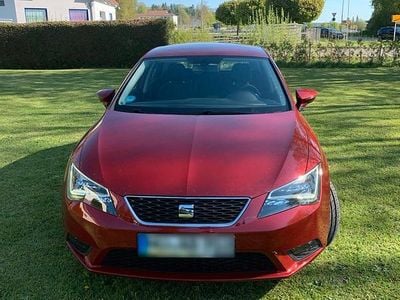 Usata Seat Leon 140 CV (102 kW) 2014 Rosso Berlina