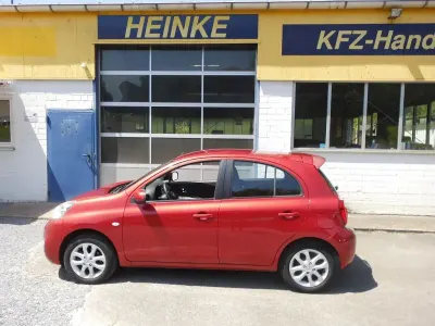 Gebraucht Nissan Micra Acenta 80 PS (58 kW) 2017 Rot Kleinwagen