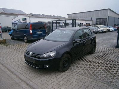 Gebraucht VW Golf VI Trendline 105 PS (77 kW) 2010 Schwarz Kleinwagen