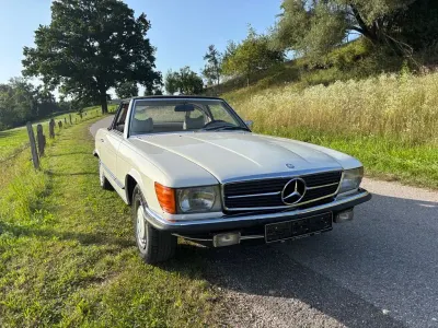 Gebraucht Mercedes SL450 224 PS (164 kW) 1974 Weiß Cabrio