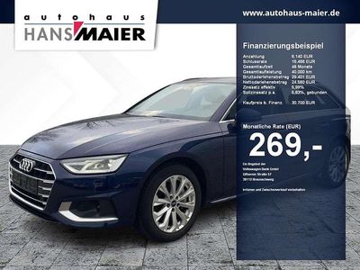 Gebraucht Audi A4 Advanced 204 PS (150 kW) 2023 Navarrablau metallic Kombi