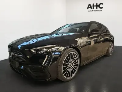 Gebraucht Mercedes C180 AMG line 170 PS (125 kW) 2026 Metalliclack obsidianschwarz m Kombi