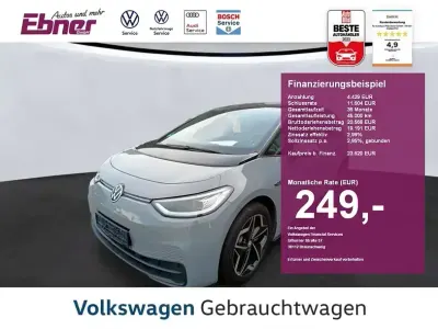 Gebraucht VW ID.3 150 kW (204 PS) 2021 Schwarz Kleinwagen