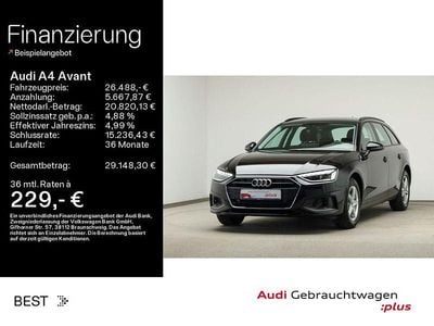 Gebraucht Audi A4 163 PS (119 kW) 2023 Brillantschwarz Kombi
