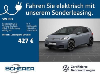Gebraucht VW ID.3 Pro Performance 150 kW (204 PS) 2023 Mondsteingrau schwarz Kleinwagen