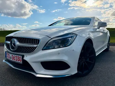 Brugt Mercedes CLS350 AMG line 258 HK (189 kW) 2017 Hvid Stationcar