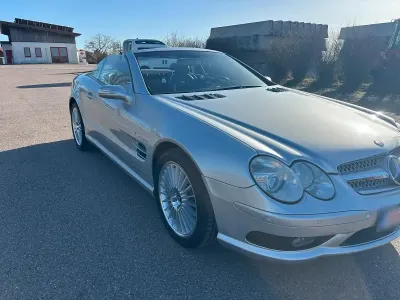 Gebraucht Mercedes SL55 AMG AMG 500 PS (367 kW) 2004 Silber Cabrio