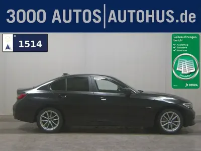 Gebraucht BMW 330e Advantage 2021 Schwarz Limousine