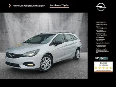 Brugt Opel Astra Edition 122 HK (89 kW) 2022 Sølv Hatchback