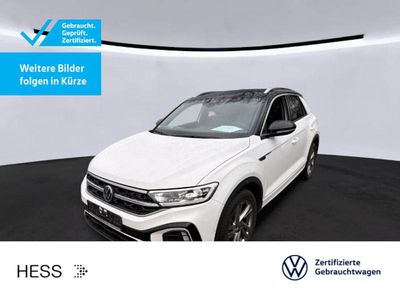Gebraucht VW T-Roc R-line 150 PS (110 kW) 2023 Pure white schwarz SUV