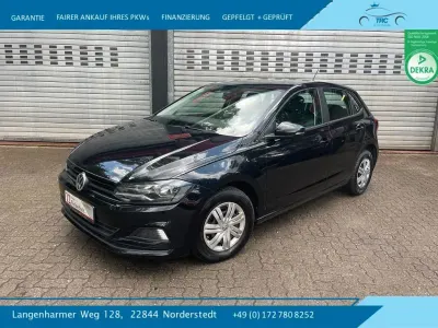 Gebraucht VW Polo Trendline 75 PS (55 kW) 2018 Schwarz Kleinwagen