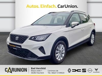 Gebraucht Seat Arona Style 95 PS (69 kW) 2022 Candy weiß/dach schwarz SUV