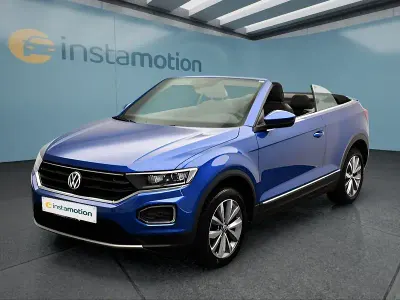 Gebraucht VW T-Roc Cabriolet 150 PS (110 kW) 2020 Blau Cabrio