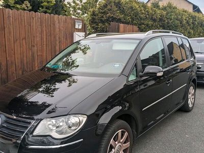 gebraucht VW Touran 2.0 TDI, 7- Sitzer, Leder, schwarz