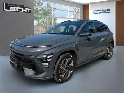 Gebraucht Hyundai Kona N Line 199 PS (146 kW) 2024 Grau SUV