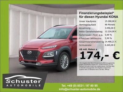 Gebraucht Hyundai Kona Premium 177 PS (130 kW) 2018 Rot SUV