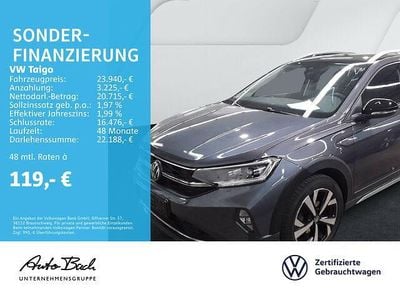 Gebraucht VW Taigo Pro 116 PS (85 kW) 2024 Grau (rauchgrau metallic) SUV