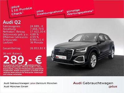 Gebraucht Audi Q2 Advanced Plus 150 PS (110 kW) 2023 Brillantschwarz SUV