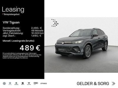 Delfingrau metallic Neu 2025 VW Tiguan R-line SUV | 62.490 € (Teuer)