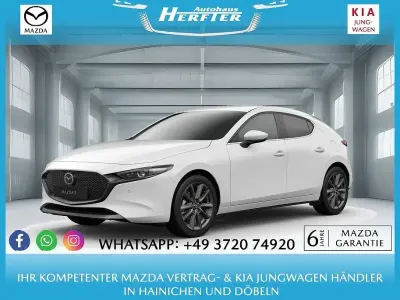 Neu Mazda 3 Exclusive 140 PS (102 kW) 2026 Weiß Limousine