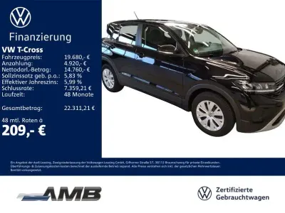 Usata VW T-Cross 95 CV (69 kW) 2025 Nero SUV