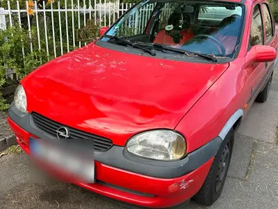 Gebraucht Opel Corsa 1998 Rot Kleinwagen