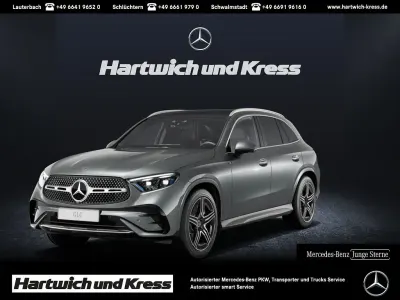 Gebraucht Mercedes GLC220 AMG line 197 PS (144 kW) 2023 Selenitgrau  lack SUV