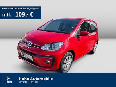Second-hand VW up! move up! 75 CP (55 kW) 2018 Roșu Hatchback