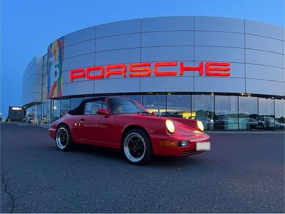 Used Porsche 964 250 HP (183 kW) 1991 Red Cabriolet