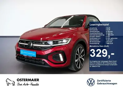 Brugt VW T-Roc Cabriolet IQ Drive 150 HK (110 kW) 2025 Rød Cabriolet