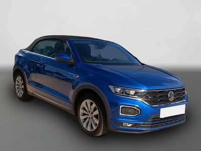Gebraucht VW T-Roc Cabriolet R-line 150 PS (110 kW) 2020 Blau Cabrio
