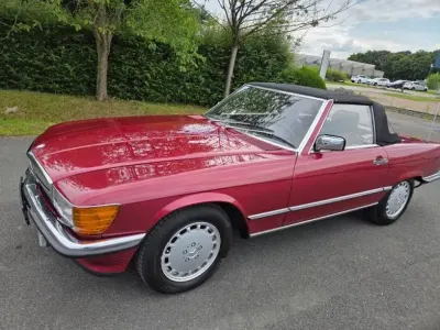 Occasion Mercedes SL300 179 ch (131 kW) 1988 Rouge Cabriolet