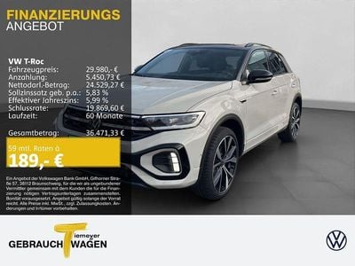 Gebraucht VW T-Roc R-line 150 PS (110 kW) 2025 Grau SUV