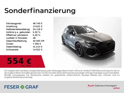 Gebraucht Audi RS3 Ambiente 400 PS (294 kW) 2023 Daytonagrau perleffekt Limousine
