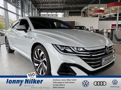 Oryxweiß perlmutteffekt Gebraucht 2021 VW Arteon R-line Kombi | 38.990 € (Teuer)
