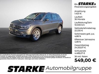 Grau Gebraucht 2019 VW Tiguan Highline SUV | 23.650 € (Fairer Preis)