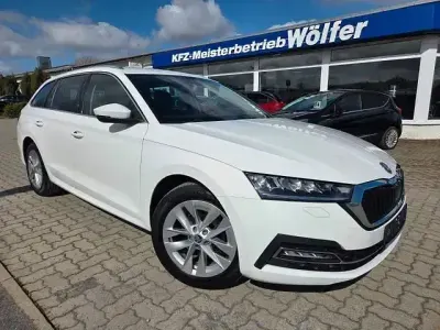 Gebraucht Skoda Octavia First Edition 150 PS (110 kW) 2021 Bila candy/candyweiss Kombi