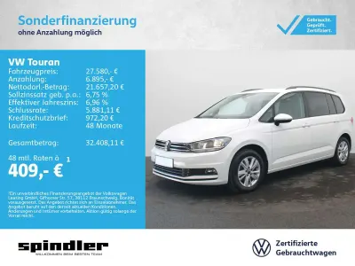 Gebraucht VW Touran Comfortline 150 PS (110 kW) 2023 Weiß Van / Kleinbus