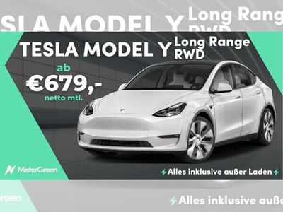 gebraucht Tesla Model Y Maximale Reichweite RWD ⎸ Pearl White Multi-Coat ⎸ All-Inkl. Sonderaktion ⎸