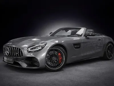 Gebraucht Mercedes AMG GT AMG 557 PS (409 kW) 2021 Selenitgrau metallic (metallic) Cabrio