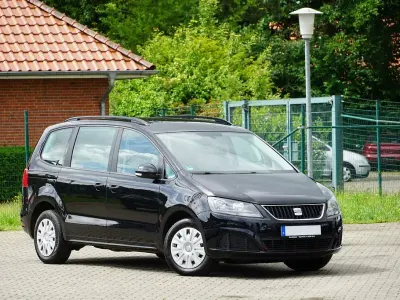 Gebraucht Seat Alhambra Reference 140 PS (102 kW) 2011 Schwarz Van / Kleinbus