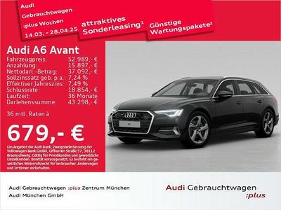 Gebraucht Audi A6 Advanced Plus 265 PS (194 kW) 2024 Mythosschwarz metallic Kombi
