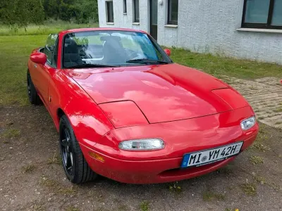 Używany Mazda MX5 116 KM (85 kW) 1991 Czerwony Kabriolet