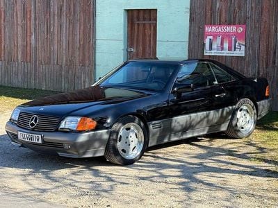Usata Mercedes SL500 320 CV (235 kW) 1993 Nero Cabrio