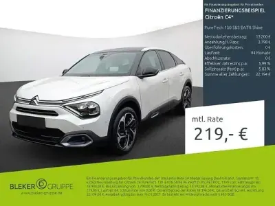 Brugt Citroën C4 PureTech 131 HK (96 kW) 2023 Hvid Sedan